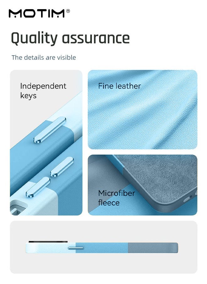 Motim - iPhone 14 Pro/14 Pro Max Protective Case Leather Case, Multicolor Full-Body Protection Slim Shockproof Anti-Scratch Phone Case, Multicolour - Image 1