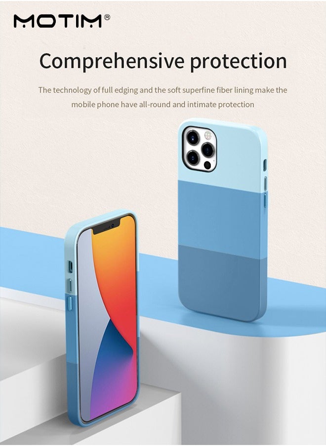 Motim - iPhone 14 Pro/14 Pro Max Protective Case Leather Case, Multicolor Full-Body Protection Slim Shockproof Anti-Scratch Phone Case, Multicolour - Image 1