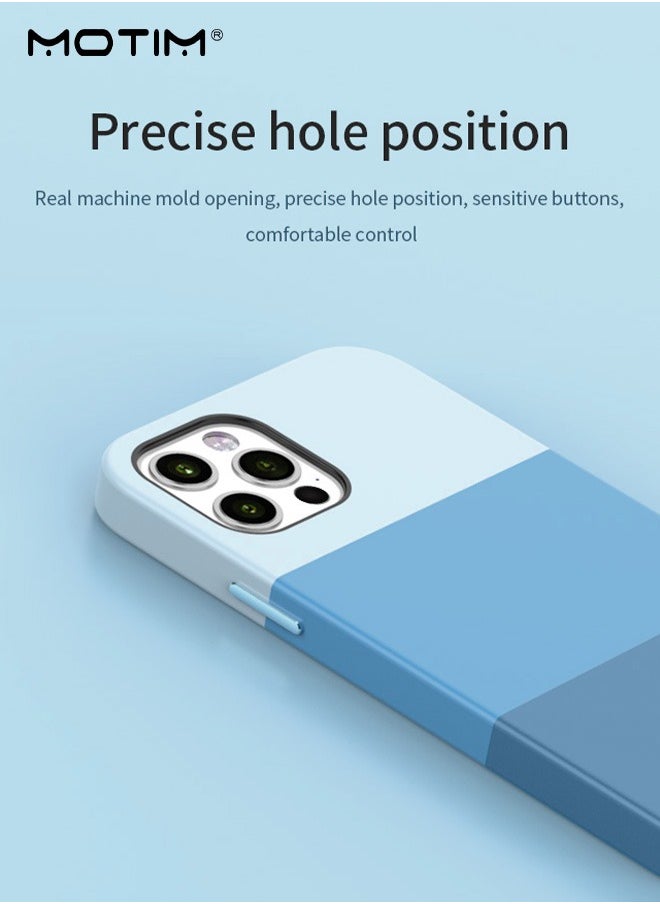 Motim - iPhone 14 Pro/14 Pro Max Protective Case Leather Case, Multicolor Full-Body Protection Slim Shockproof Anti-Scratch Phone Case, Multicolour - Image 1