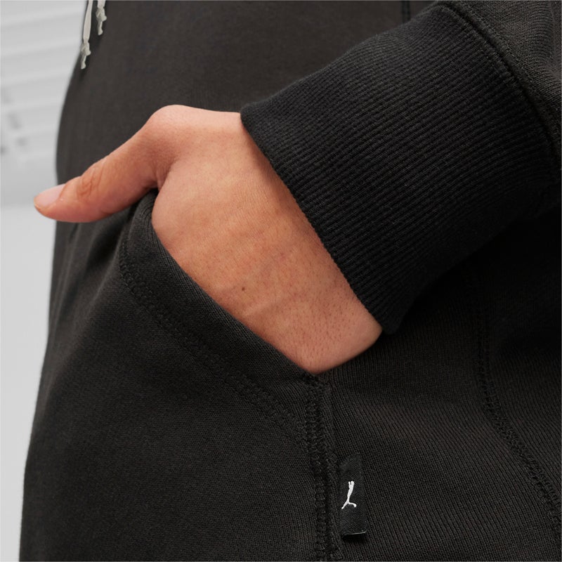 PUMA GRAPHICS TORNEO Mens Black Hoodie - Image 2