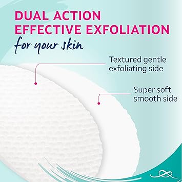 Lil-Lets LilLets Cotton Exfoliating Rounds x 50 count 1 pack 100 Pure Cotton Certified Organic Soft and Gentle Exfoliation Dermatologically Tested Suitable For All Skin Types - Image 5