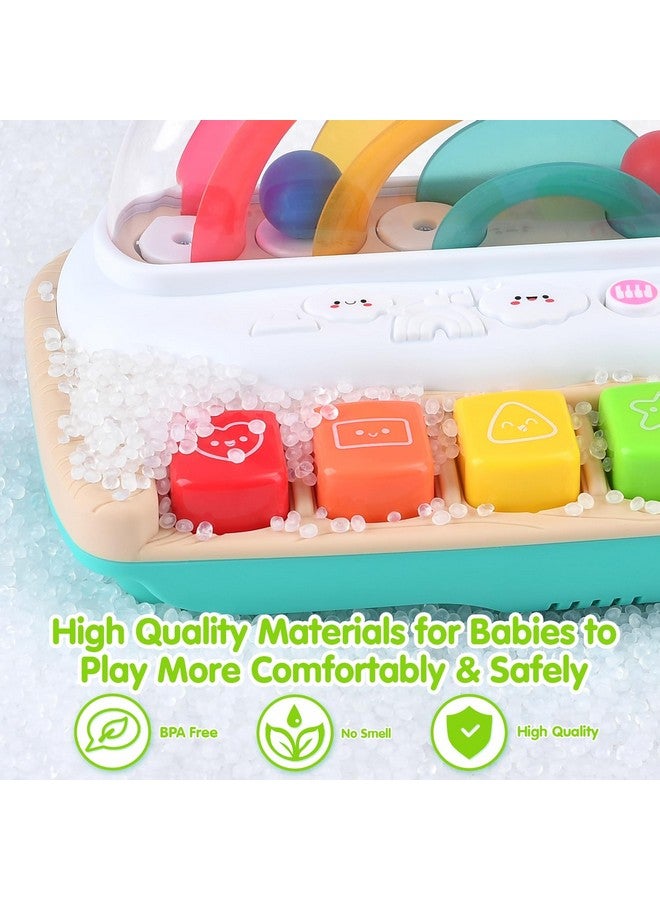PLAY Baby Musical Toys Rainbow Baby Piano Toy Music & Sound Light Up Musical Toys For Toddlers 13 Multifunctional Baby Pop Up Toy Cause And Effect Toys For Toddlers Age 1+ And Up Girls Boys Gifts - Image 3