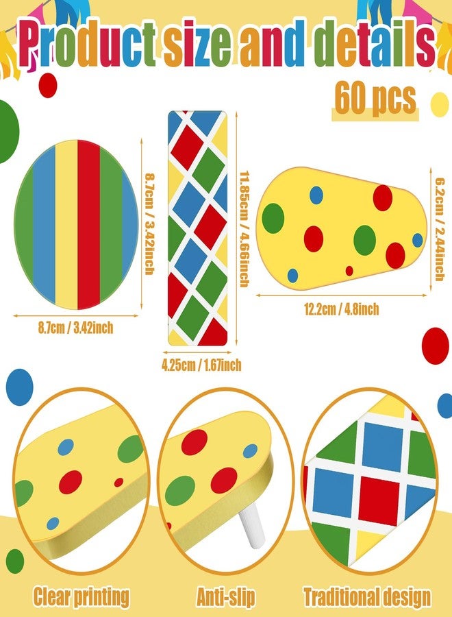 Lukmaa 60 Pcs Metal Purim Gragger Noise Makers for Sporting Event Colorful Party Noise Makers Bulk Novelty Assorted Purim Gragger Party Favor for Holiday, Football Games, Pep Rally Supplies (New Year) - Image 3