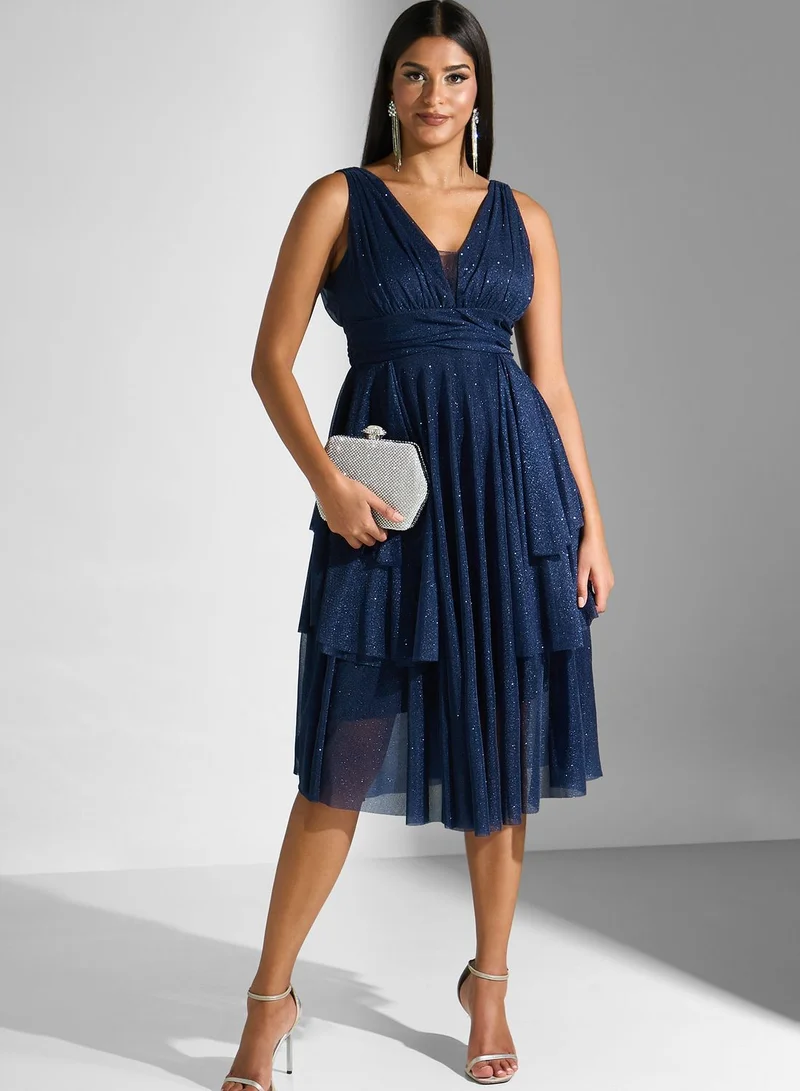 Ella Limited Edition Shimmer Layered Dress