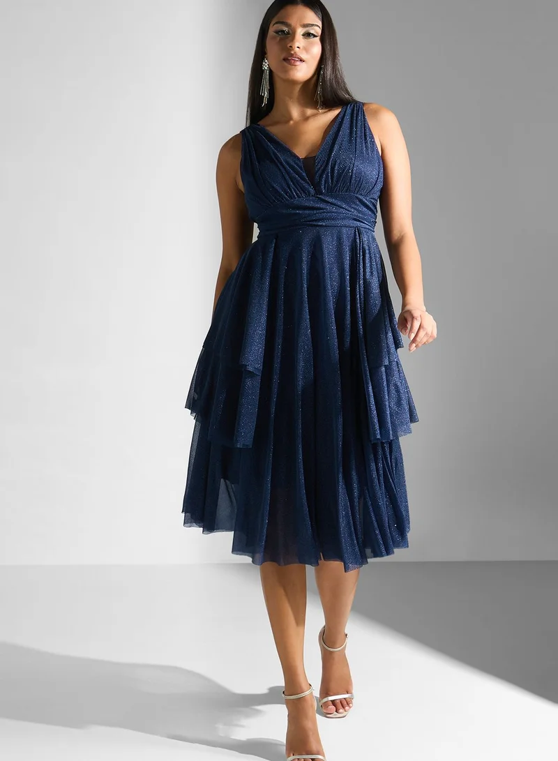 Ella Limited Edition Shimmer Layered Dress