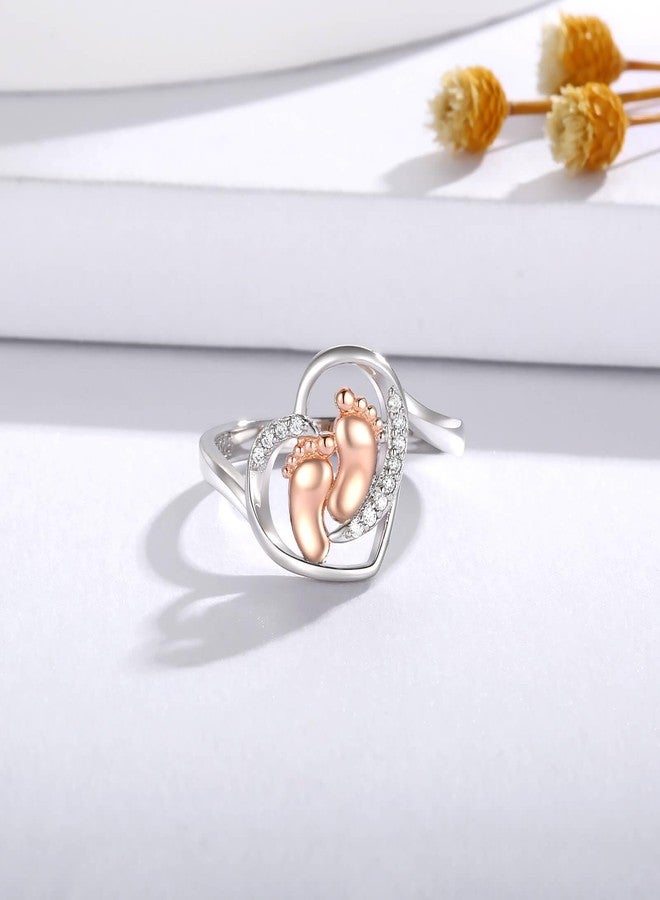MANBU Pregnancy Gifts for First Time Mothers: Mom to be Ring for Expecting Women Gifts for Pregnant Wife Daughter Sister Friends (size 8) - Image 4