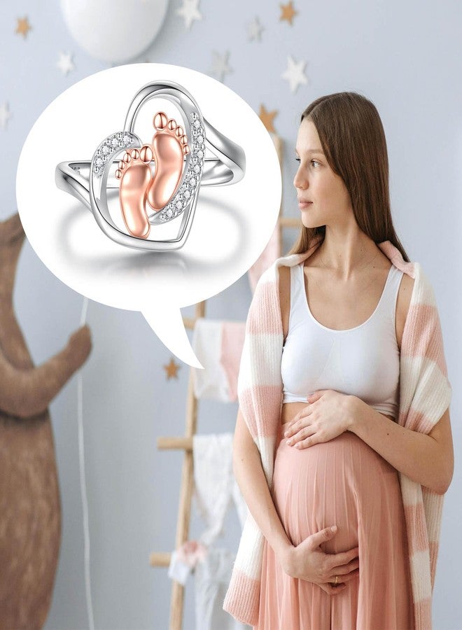 MANBU Pregnancy Gifts for First Time Mothers: Mom to be Ring for Expecting Women Gifts for Pregnant Wife Daughter Sister Friends (size 8) - Image 5