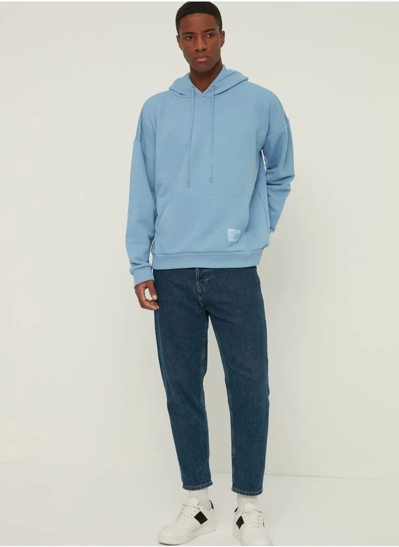 trendyol Oversize Essential Hooded Sweatshirt