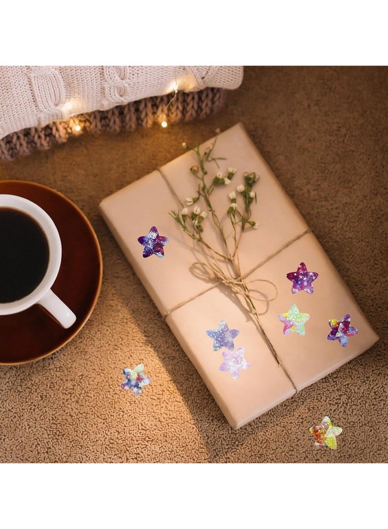 Star Stickers for Kids Reward 500Pcs/1Inch Starry Sky Roll, Self-Adhesive Colorful Shiny Labels for DIY Crafts, Homework, School Classroom, Teacher Supply - Image 5