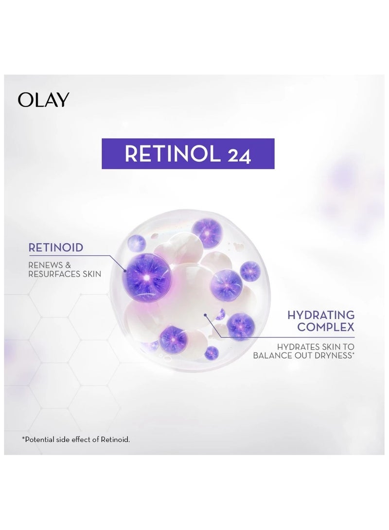OLAY Regenerist Retinol 24 Night Moisturizer (50g) + Regenerist Retinol 24 Night Facial Serum (30ml) - Image 4