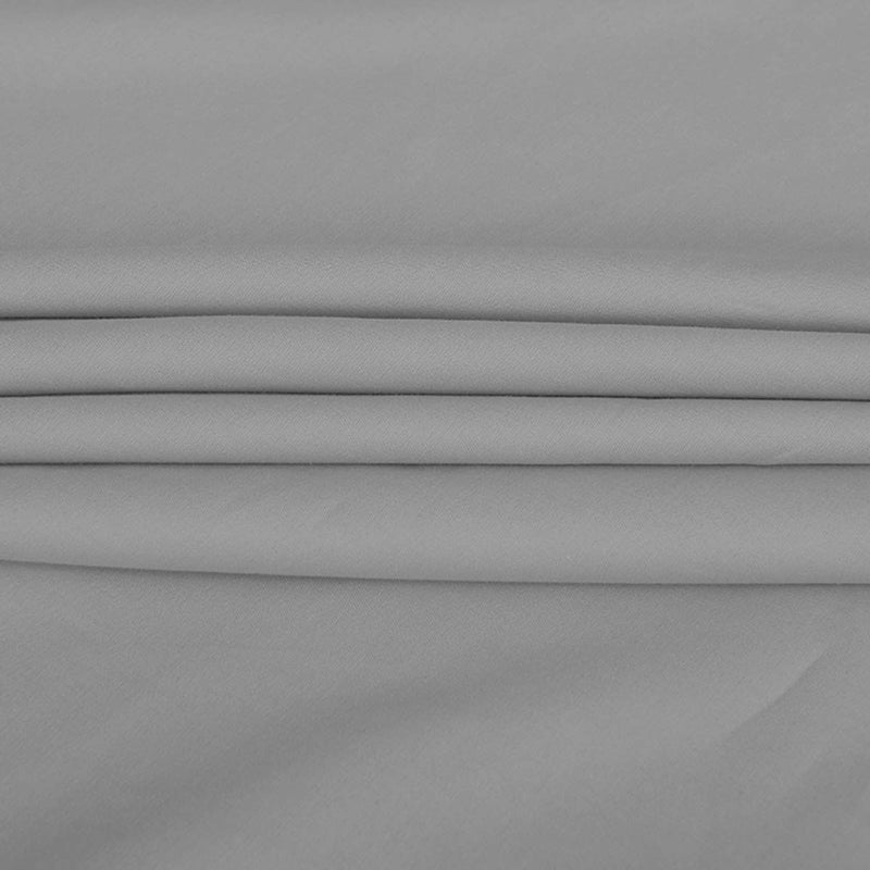 NHNHN Fitted Sheet-Deep Pockets-Soft Microfiber-Easy Care-Shrinkage and Fade Resistant-Fitted Sheets Queen Size for Girl Woman Teens Kids-Only 1 Fitted Sheet (Queen,Light Grey) - Image 4