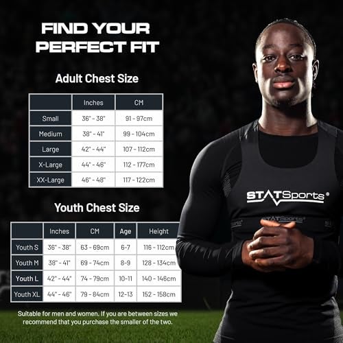 STATSports ستاتسبورتس أكاديمية GPS تتبع كرة القدم سترة - متعقب رياضي متقدم شامل مع تمارين، تدريب وتغذية - يتتبع 24 مقياس رئيسي - سترة GPS لكرة القدم مستخدمة من قبل اللاعبين المحترفين والفرق، الشباب - Image 5