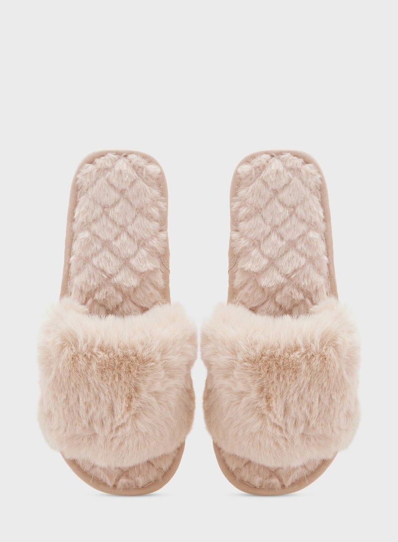 Ginger Open Toe Bedroom Slippers  - Image 4