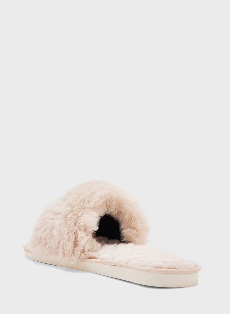 Ginger Open Toe Bedroom Slippers  - Image 3