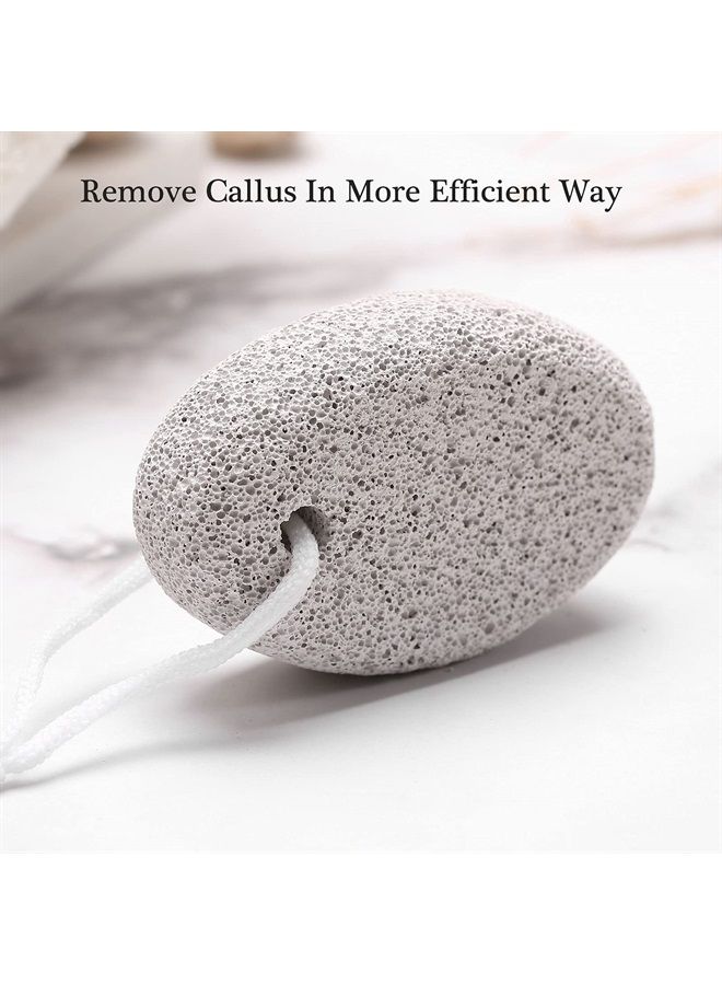 HOOMBOOM 2PCS Natural Pumice Stone for Feet, HOOMBOOM Lava Pedicure Tools Hard Skin Callus Remover for Men/Women Feet and Hands - Natural Foot File Exfoliation to Remove Dead Skin - Image 4