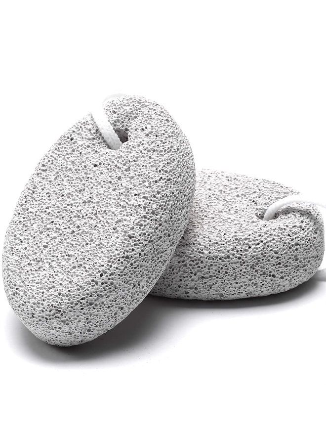 HOOMBOOM 2PCS Natural Pumice Stone for Feet, HOOMBOOM Lava Pedicure Tools Hard Skin Callus Remover for Men/Women Feet and Hands - Natural Foot File Exfoliation to Remove Dead Skin - Image 1
