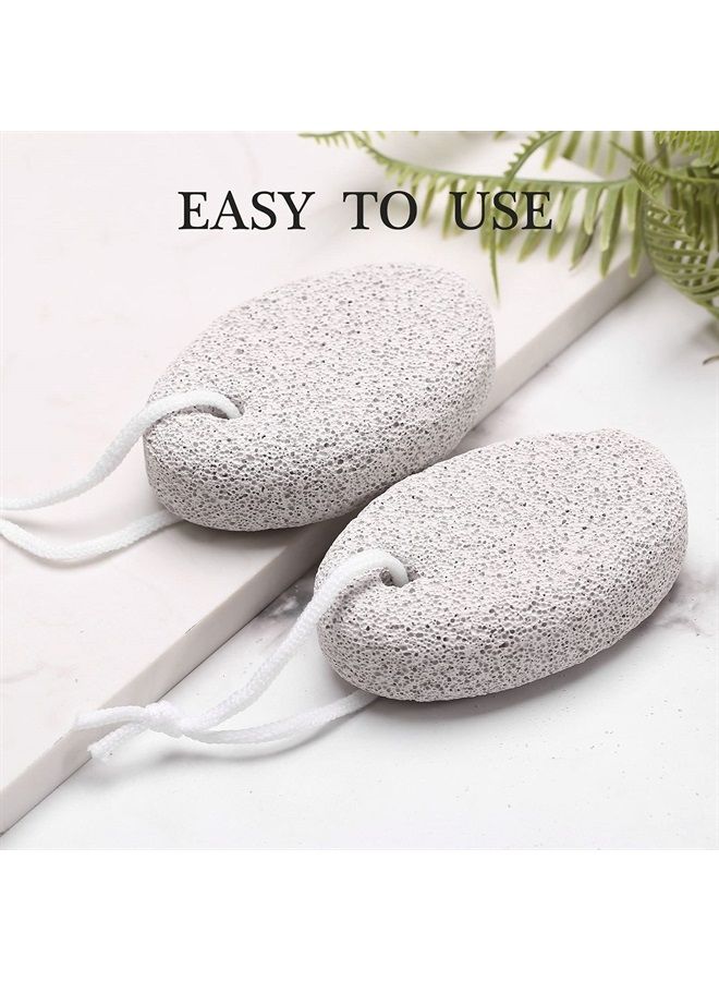 HOOMBOOM 2PCS Natural Pumice Stone for Feet, HOOMBOOM Lava Pedicure Tools Hard Skin Callus Remover for Men/Women Feet and Hands - Natural Foot File Exfoliation to Remove Dead Skin - Image 5
