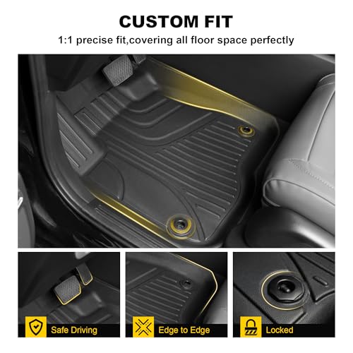 TTX LIGHTING Floor Mats & Cargo Liner Fit for Honda CRV 2023-2025 2026 All Models (Include Hybrid) - Custom Fit All Weather Floor Liners & Trunk Mat (Upper Deck) 2025 CR-V Accessories Full Set Car Mats - Image 5