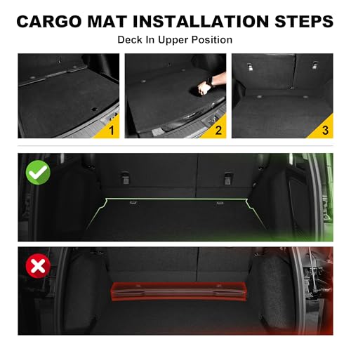 TTX LIGHTING Floor Mats & Cargo Liner Fit for Honda CRV 2023-2025 2026 All Models (Include Hybrid) - Custom Fit All Weather Floor Liners & Trunk Mat (Upper Deck) 2025 CR-V Accessories Full Set Car Mats - Image 2