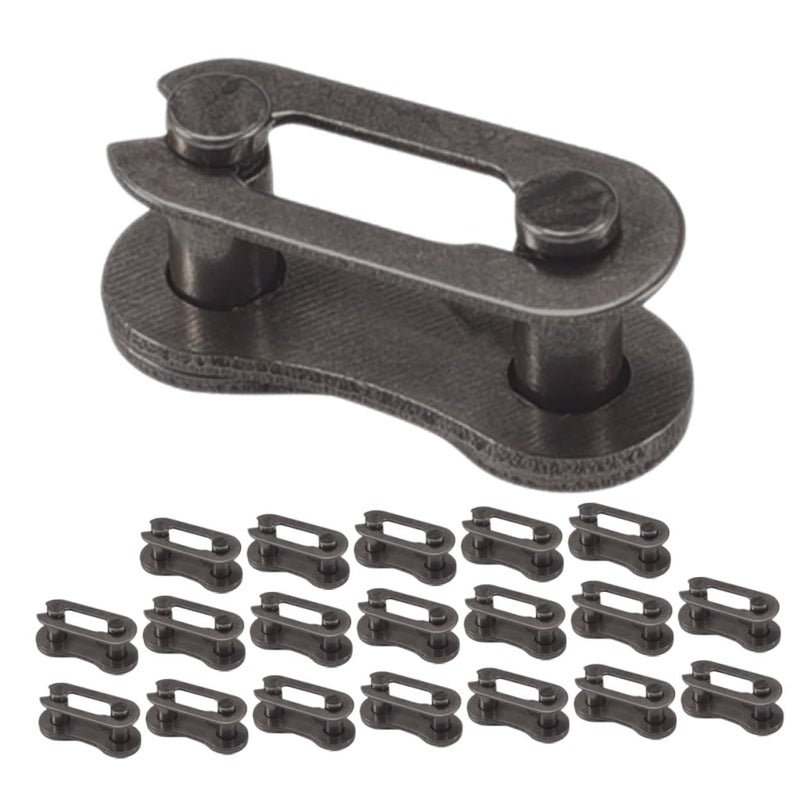 Single Speed Bike Chain Connectors 20pcs Reusable Lightweight Metal Easy Installation - Image 2