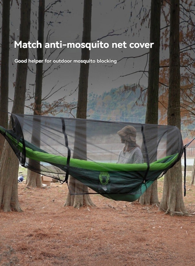 M MIAOYAN Double inflatable hammock outdoor swing for adults and children to prevent rollover in the wild camping and mosquito net hammock  - Image 4