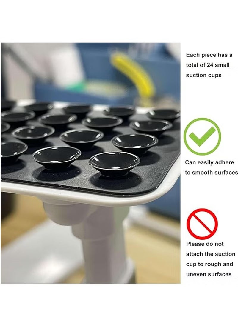 X-level 14 Pcs Adhesive Silicone Suction Phone Case,Multipurpose Non Slip Phone Suction Cup, Universal Phone Sticky Grip, Suitable for Mirror Bathroom Home Kitchen  - Image 5