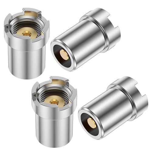 braxan 4PCS 510 Thread Magnetic Adapter Kit, Universal Threaded Screw Converter for Soldering Iron, Metal Connector Adapters for Circuit Board Repair Tools - Image 1
