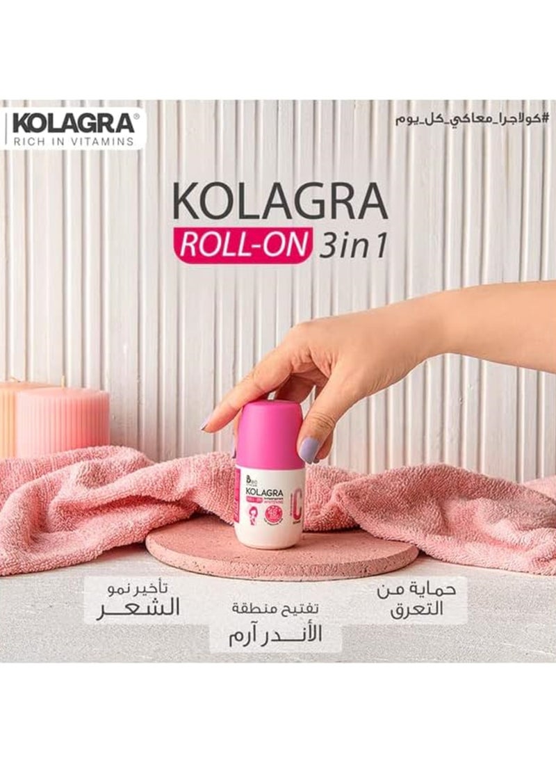 Kolagra whitening roll on 3in1