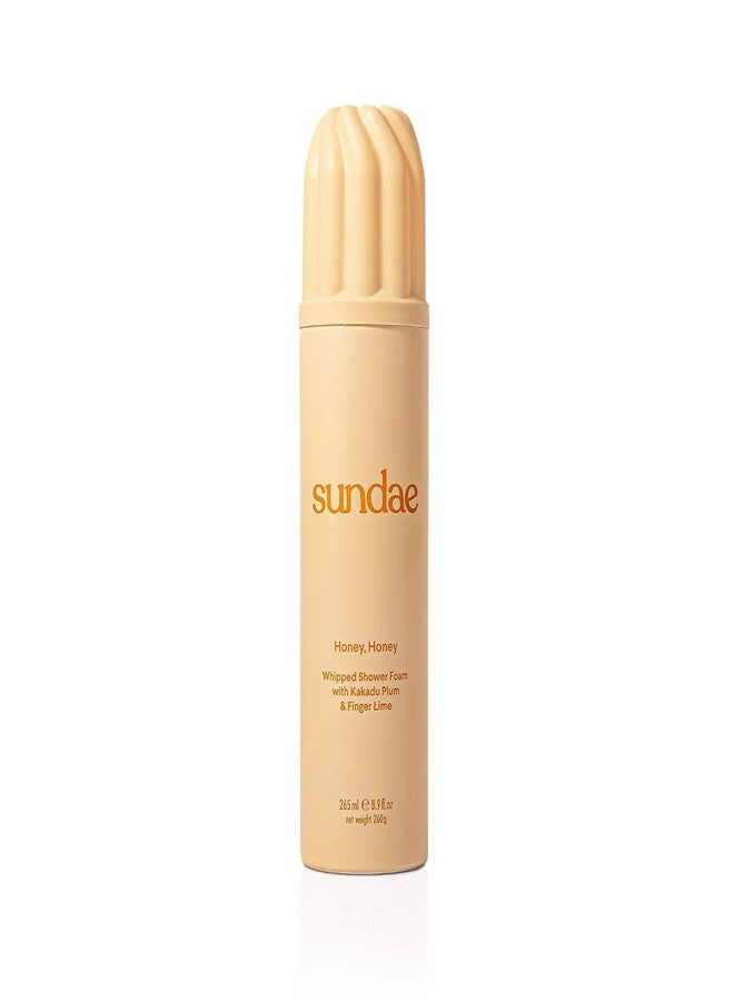 sundae Whipped Shower Foam Honey Honey Foaming Body Wash 8.9 fl oz, 265ml with Kakadu Plum & Finger Lime - Image 1