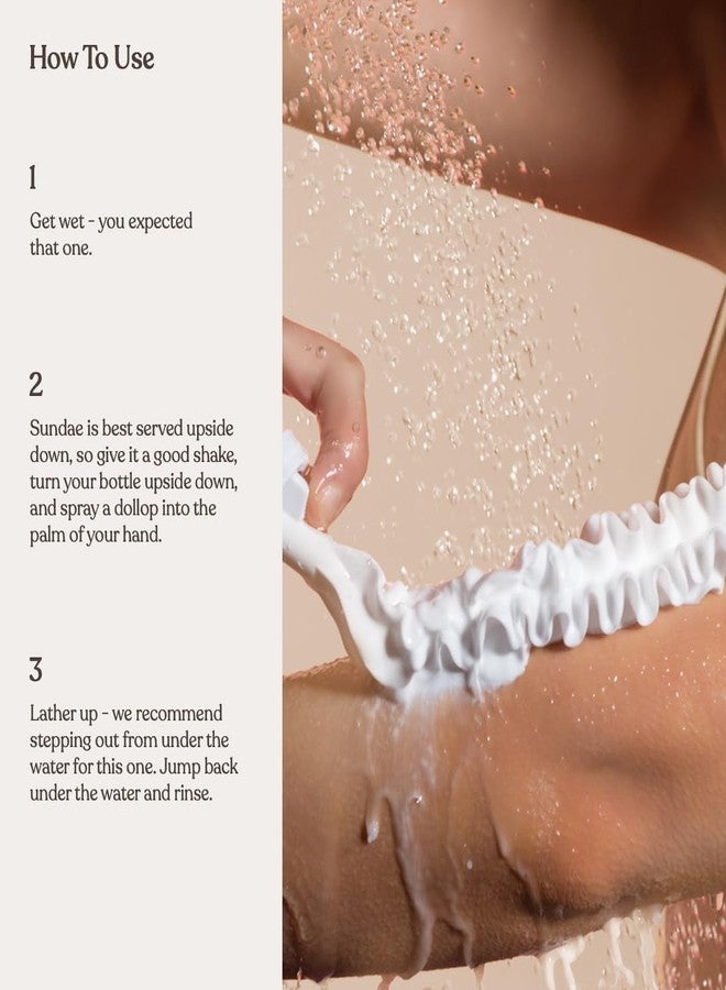 sundae Whipped Shower Foam Honey Honey Foaming Body Wash 8.9 fl oz, 265ml with Kakadu Plum & Finger Lime - Image 4