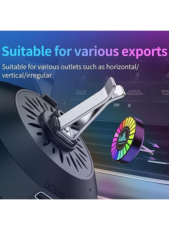Aromatherapy Magnetic Pickup Lamp Music Rhythm Light Portable Rechargeable USB Sound Control Ambient Light with App Control Rhythm Atmosphere Lamp Adjustable Brightness for Car Party Outdoor - Image 5