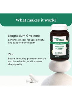 Magnesium Glycinate Capsules With 600Mg Magnesium And Zinc Supports Bone Health Pack Of 60 - pzsku/ZB79123FB57EF3792CB0DZ/45/_/1731038262/c273eae6-80ed-4a8a-a7fc-c991249cc5fe