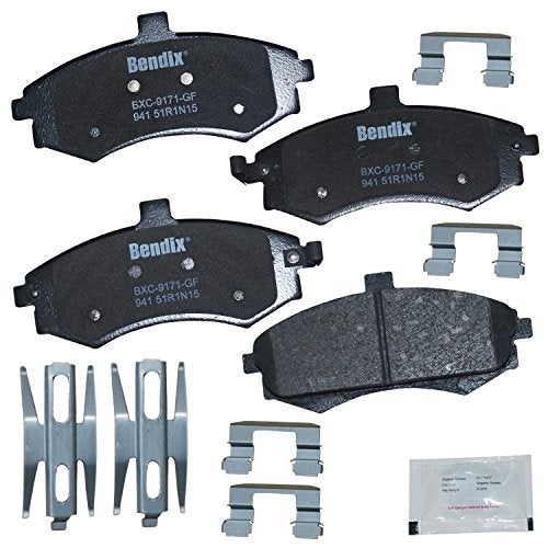Bendix Priority1 CFC941 Ceramic Front Brake Pads for Hyundai Elantra 2005-2002 - Image 1