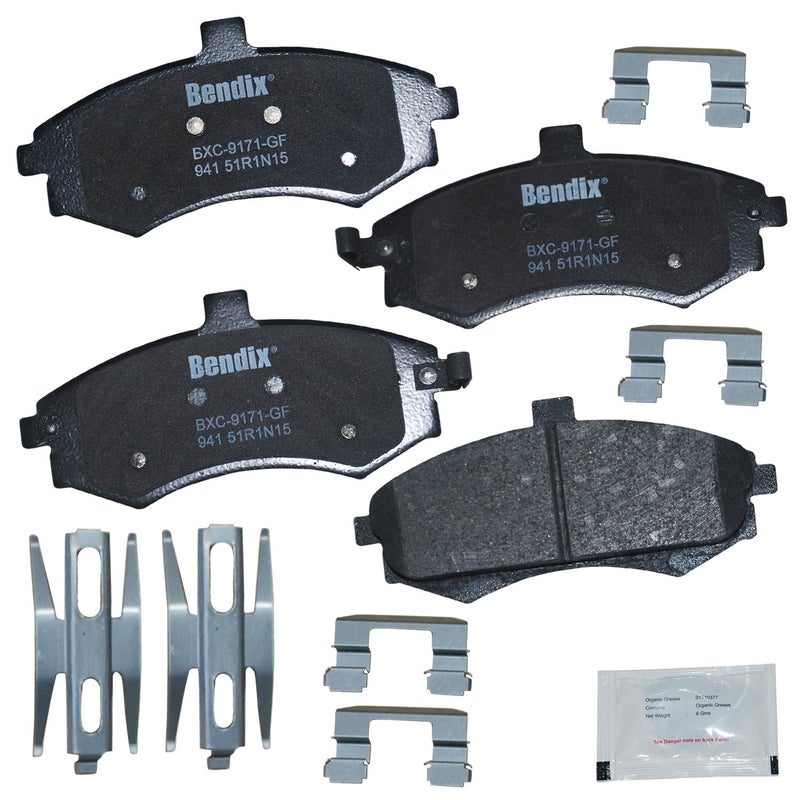 Bendix Priority1 CFC941 Ceramic Front Brake Pads for Hyundai Elantra 2005-2002 - Image 4