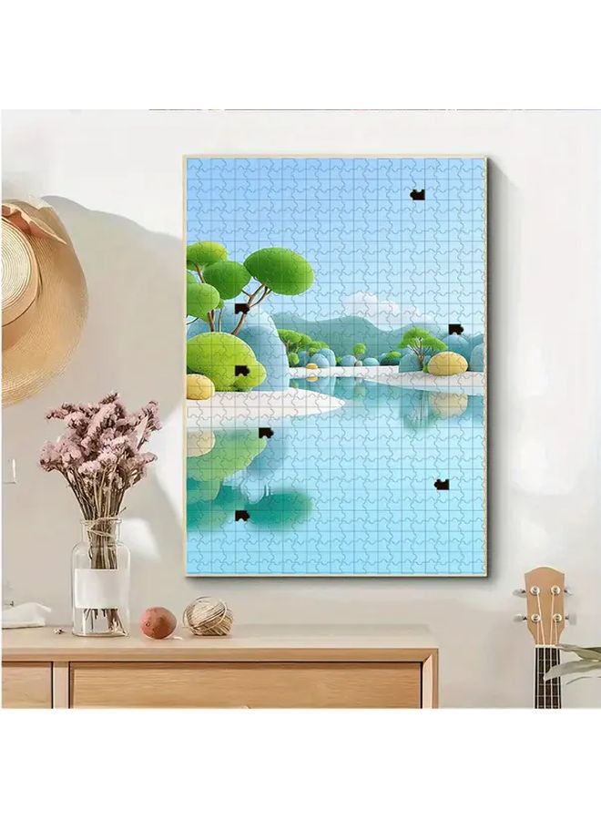 500pcs Adult Jigsaw Puzzle Vibrant Nature Scenes Challenging Intermediate Level Family Game - Image 2