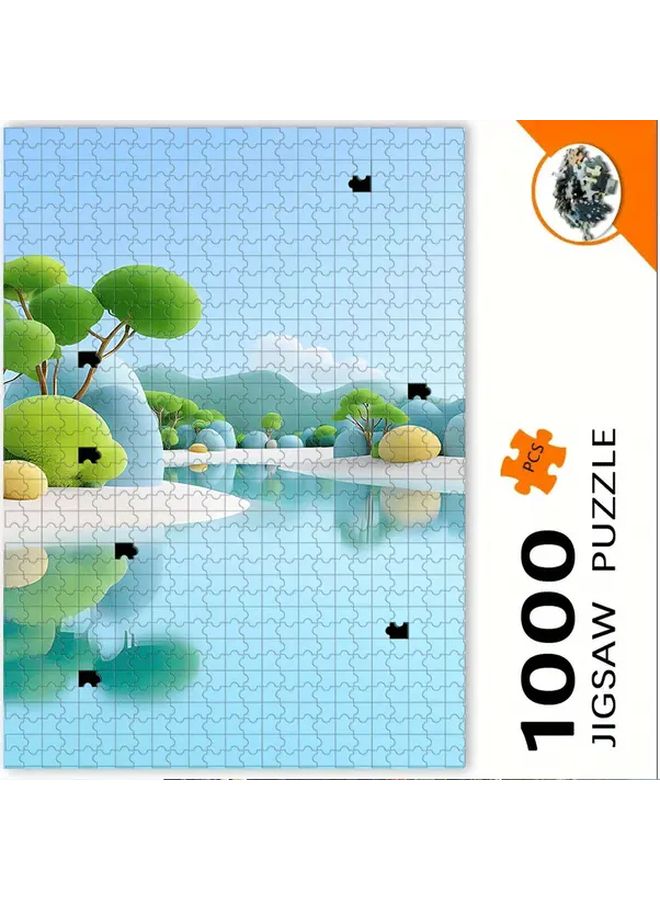 500pcs Adult Jigsaw Puzzle Vibrant Nature Scenes Challenging Intermediate Level Family Game - Image 3