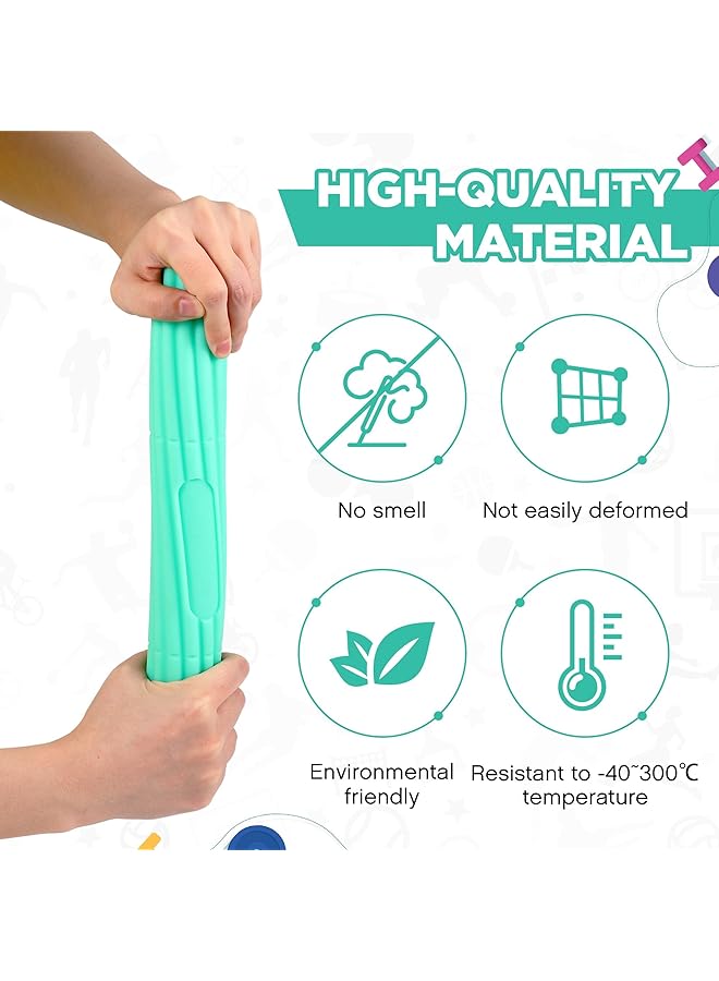 Excefore 3 Pcs Variable Resistance Arm Therapy Exercise and Stress Relief Bars Twist Hand Exerciser Bars for Joint Pain Relief & Improved Grip Strength Ideal for Tennis Golfer Wrist Forearms 3 Colors - Image 3