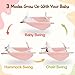 gladswing Baby Swing Indoor and Outdoor Canvas Hammock Swing for Baby to Toddler with a Comfortable Seat Macaroon Wooden Toy Adjustable 5Point HarnessGift for Baby Boys Girls 3 Modes Pink - Image 4