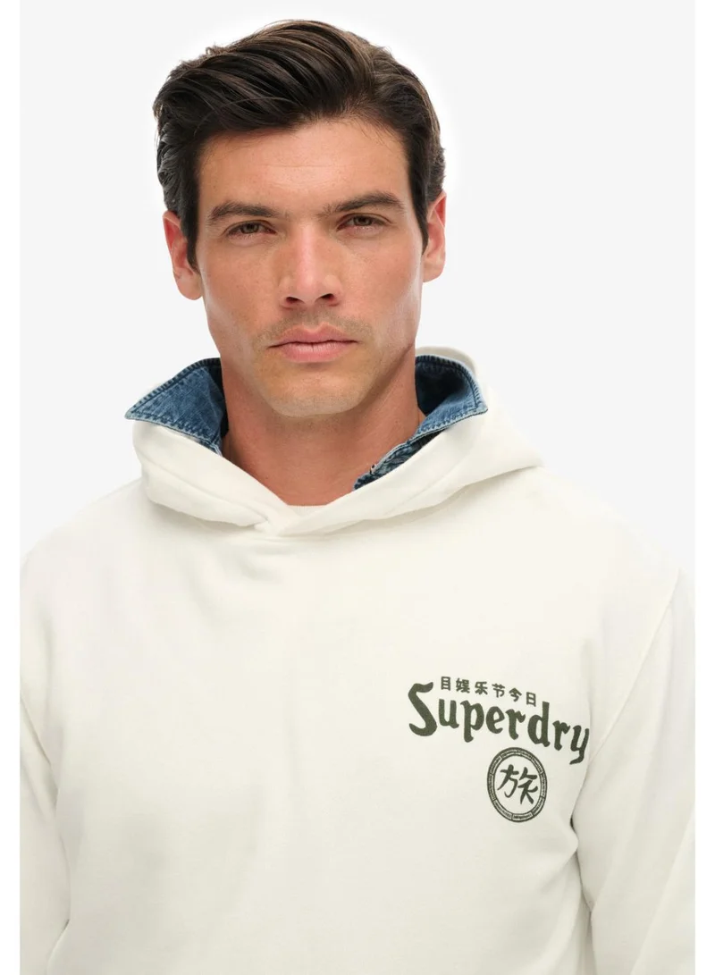 Superdry  Tokyo Narrative Loose Hoodie for Men | Best Price UAE