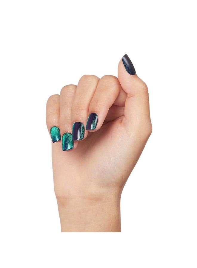 إمبريس اضغط على No Glue Mani Presson Nails Colour Fx Better Things 'أخضر داكن قصير الحجم على شكل سكوال يتضمن 30 ورقة تعليمات لتحضير الأظافر، 1 عصا مانيكير، 1 ملف صغير - Image 5