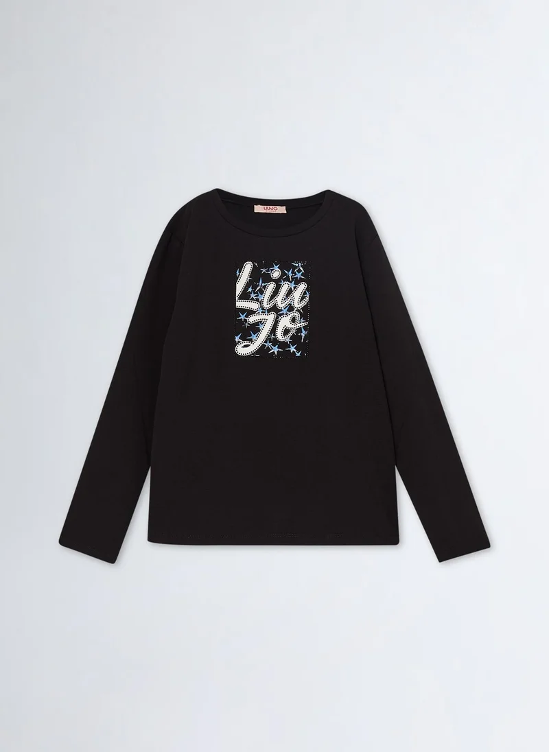 Liu Jo T-shirt with logo and stars