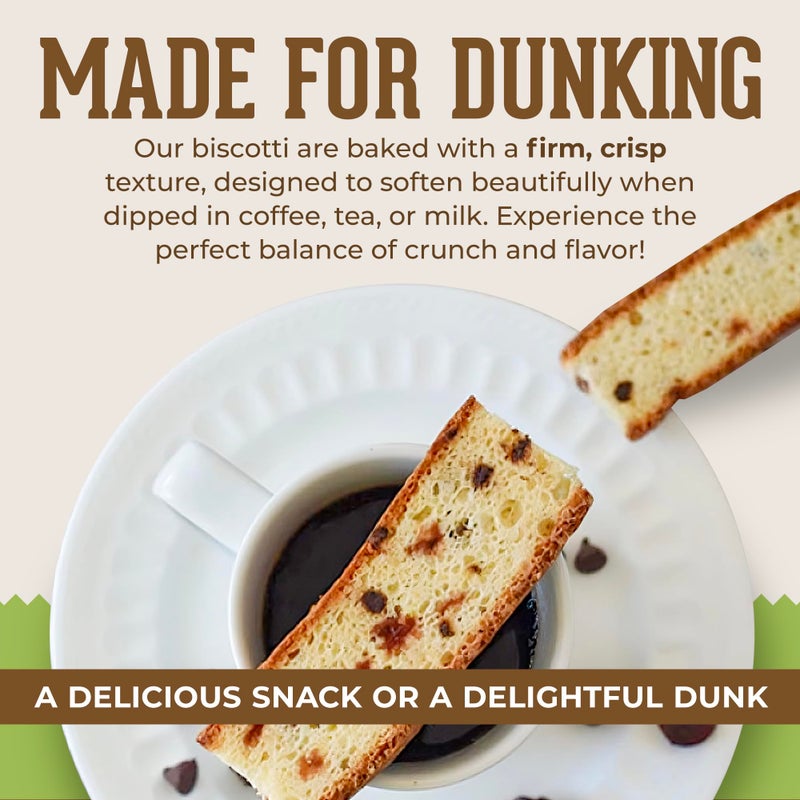 DIJAS Natural Foods, Individually Wrapped Fat Free Biscotti Cookies, All Natural Preservative Free Ingredients, Delicious Low Calorie Snack (12 oz, Pistachio) - Image 4