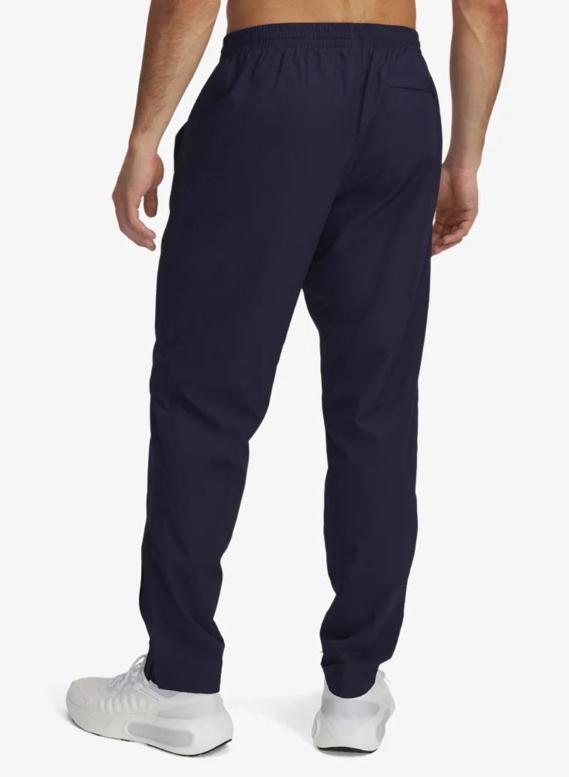 Under Armour Midnight Navy / Midnight Navy / White UA Rival Wvn Windbreaker Pnt for Men | Best Price UAE