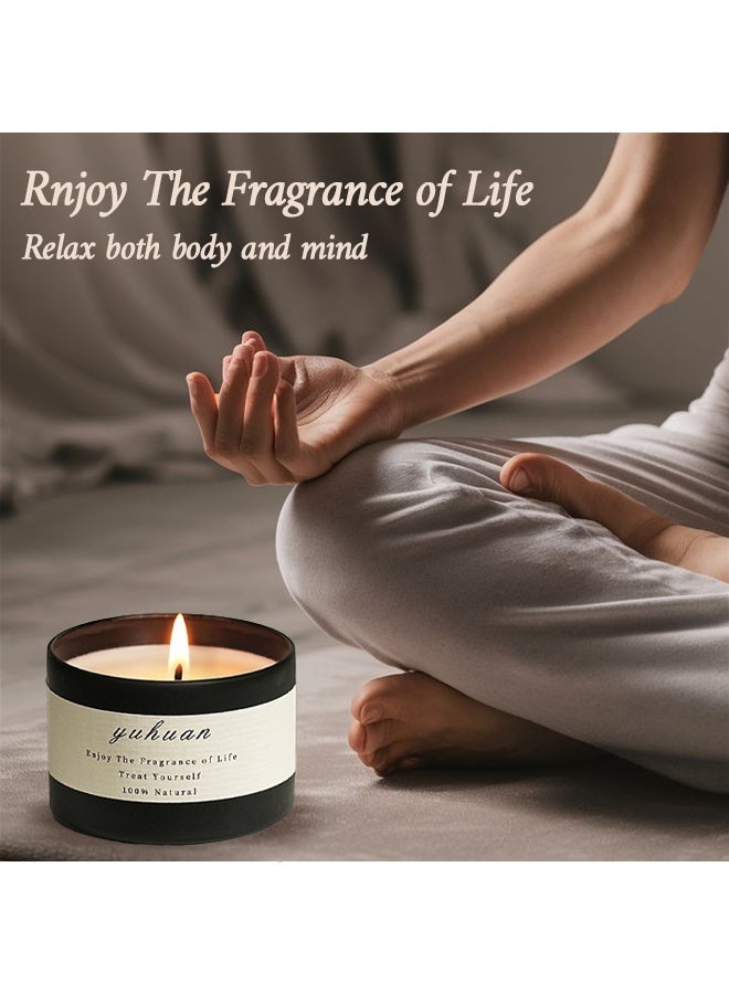 يوهان Rnjoy عطر الحياة ، دلل نفسك - الإنجليزية الكمثرى والفريزيا الشموع المعطرة هدية للنساء والرجال - شمعة العلاج بالروائح ، شموع شمع الصويا الطبيعية 100٪ للمنزل المعطر ، 80 جرام 24 ساعة حرق - الكمثرى الإنجليزية والفريزيا  - Image 3