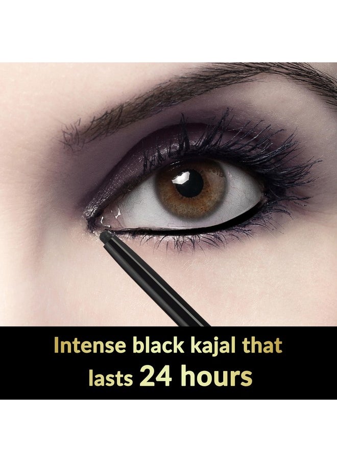 Good Vibes Hydrabold Intense Black Kajal (0.35G) | 24Hr Long Lasting Stay | Smudge Proof & Water Proof | With Rosehip Seed Oil | Highly Pigmented | Smooth Texture  - Image 2