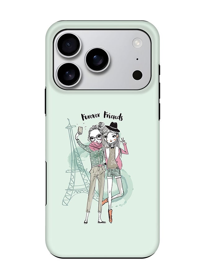 Stylizedd Tough Pro Magnetic Case for iPhone 17 Pro, Dual Layer hybrid PC + TPU Mobile Cover Matte - Forever Friends