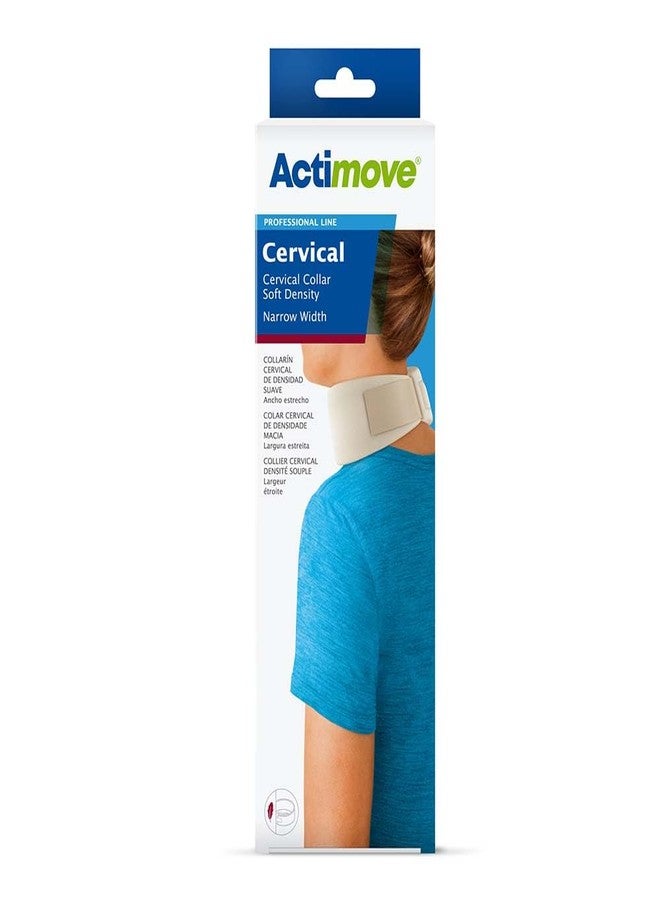 Actimove Professional Cervical Soft Density | Soft Foam Neck Brace for Sleeping - Relieves Neck Pain & Spine Pressure, Neck Collar Brace Support After Whiplash or Injury | White, Narrow, Medium - Image 3