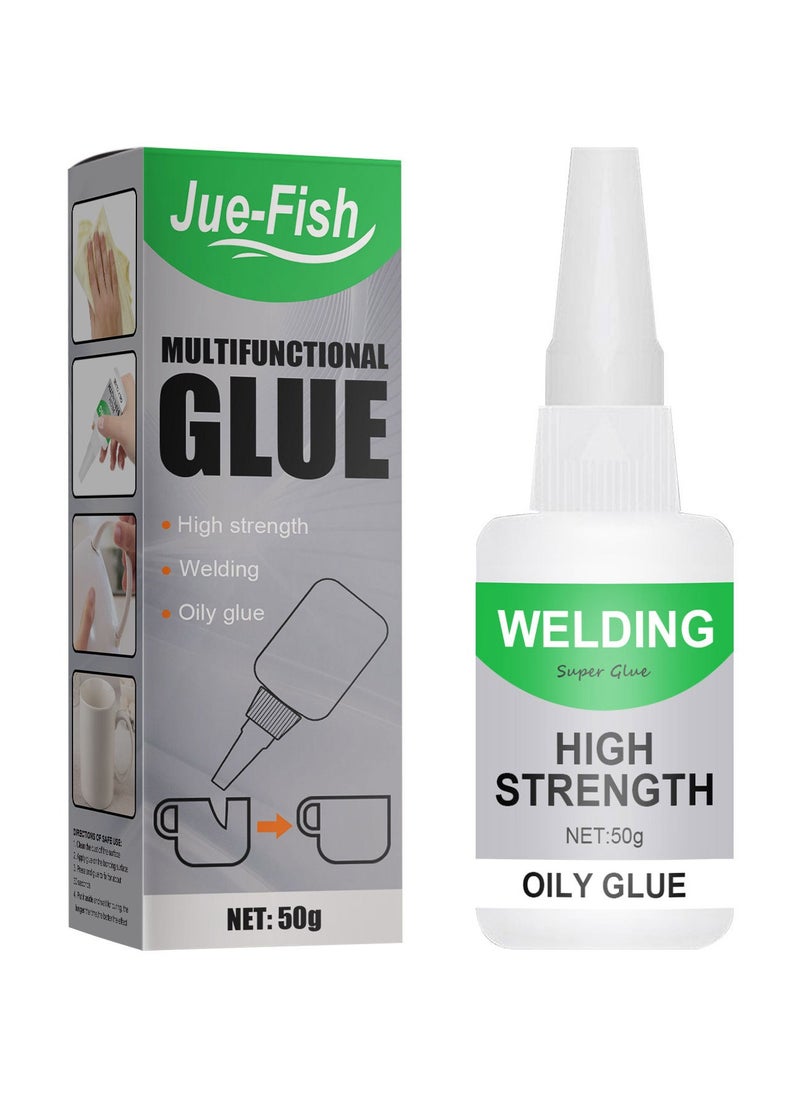 JUE-FISH Jue-Fish Multifunctional Glue, Transparent Instant Adhesive for Wood, Glass, Ceramic, Waterproof, General Glue  - Image 4