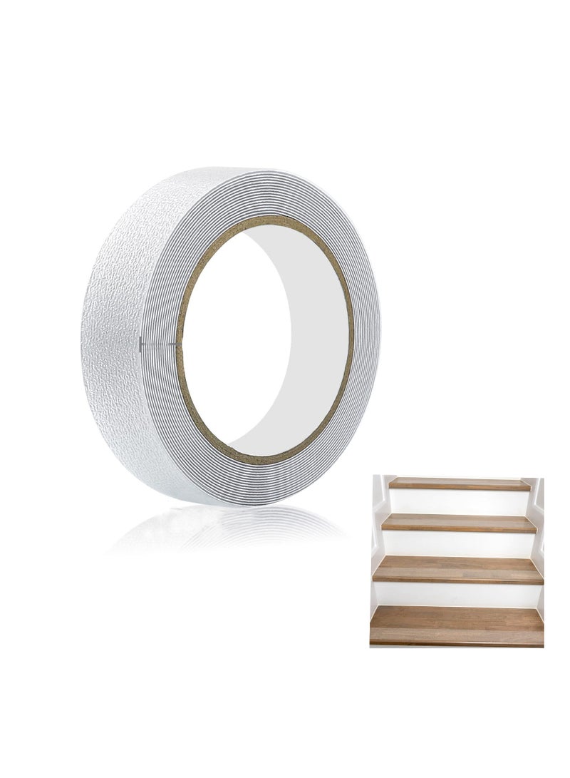 Anti Slip Tape Transparent, Heavy Duty Rubber Anti Slip Tape for Stairs Outdoor Indoor Waterproof Safety Non Skid Roll Stair Steps Traction Tread Staircases Grips Adhesive Non Slip - Image 1