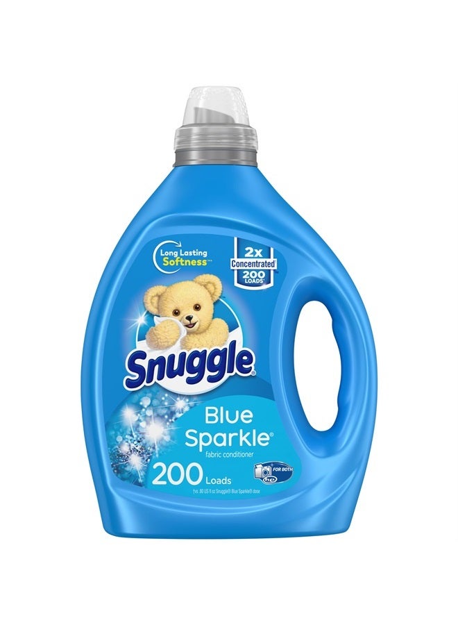 Snuggle منعم الأقمشة السائل اللامع الأزرق، مركز 2X، 200 غسلة، 80 أونصة سائلة - Image 1